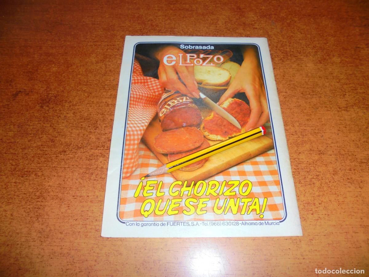 Cat&aacute;logos publicitarios: PUBLICIDAD 1983: SOBRASADA EL POZO, EL CHORIZO QUE SE UNTA.