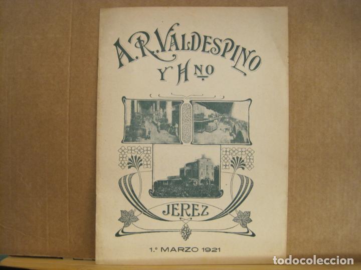 Cataloghi pubblicitari: JEREZ DE LA FRONTERA-A.R. VALDESPINO-MARZO 1921-CATALOGO PUBLICIDAD-VER FOTOS-(K-7447)