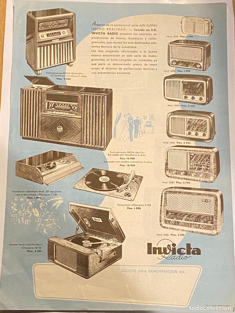 Cat&aacute;logos publicitarios: RADIO INVICTA CATALOGO PUBLICICAD - Foto 1