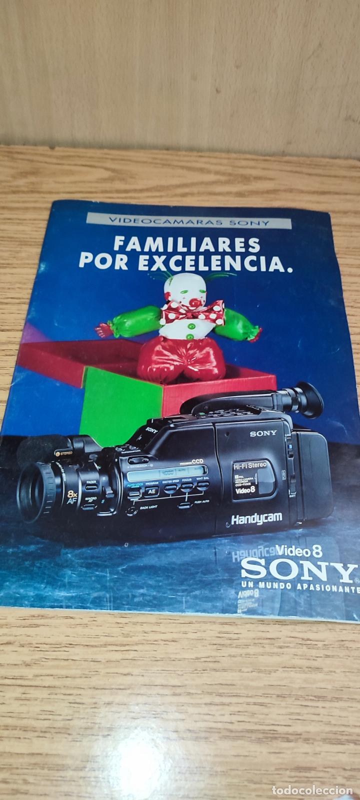 Werbekataloge: CAT&Aacute;LOGO VIDEOC&Aacute;MARAS SONY VIDEO 8