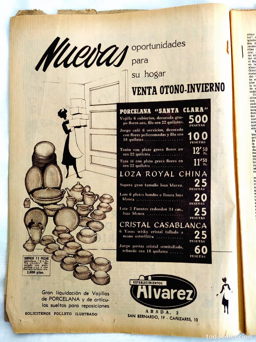 Cat&aacute;logos publicit&aacute;rios: ABC, 1955 - PUBLICIDAD ESTABLECIMIENTOS &Aacute;LVAREZ, MADRID