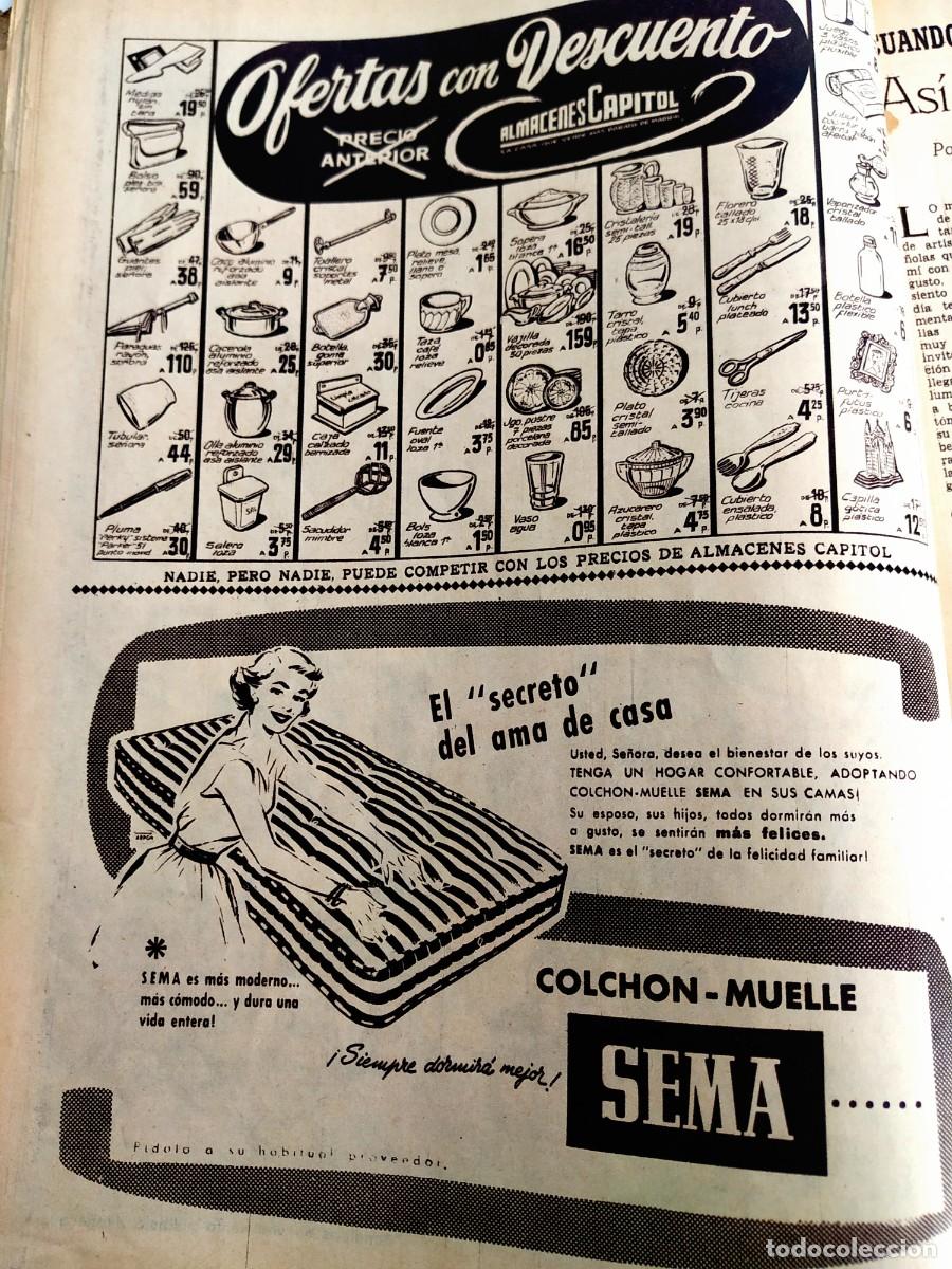 Cat&aacute;logos publicit&aacute;rios: ABC, 1955 - PUBLICIDAD ALMACENES CAPITOL, MADRID, Y COLCHONES SEMA