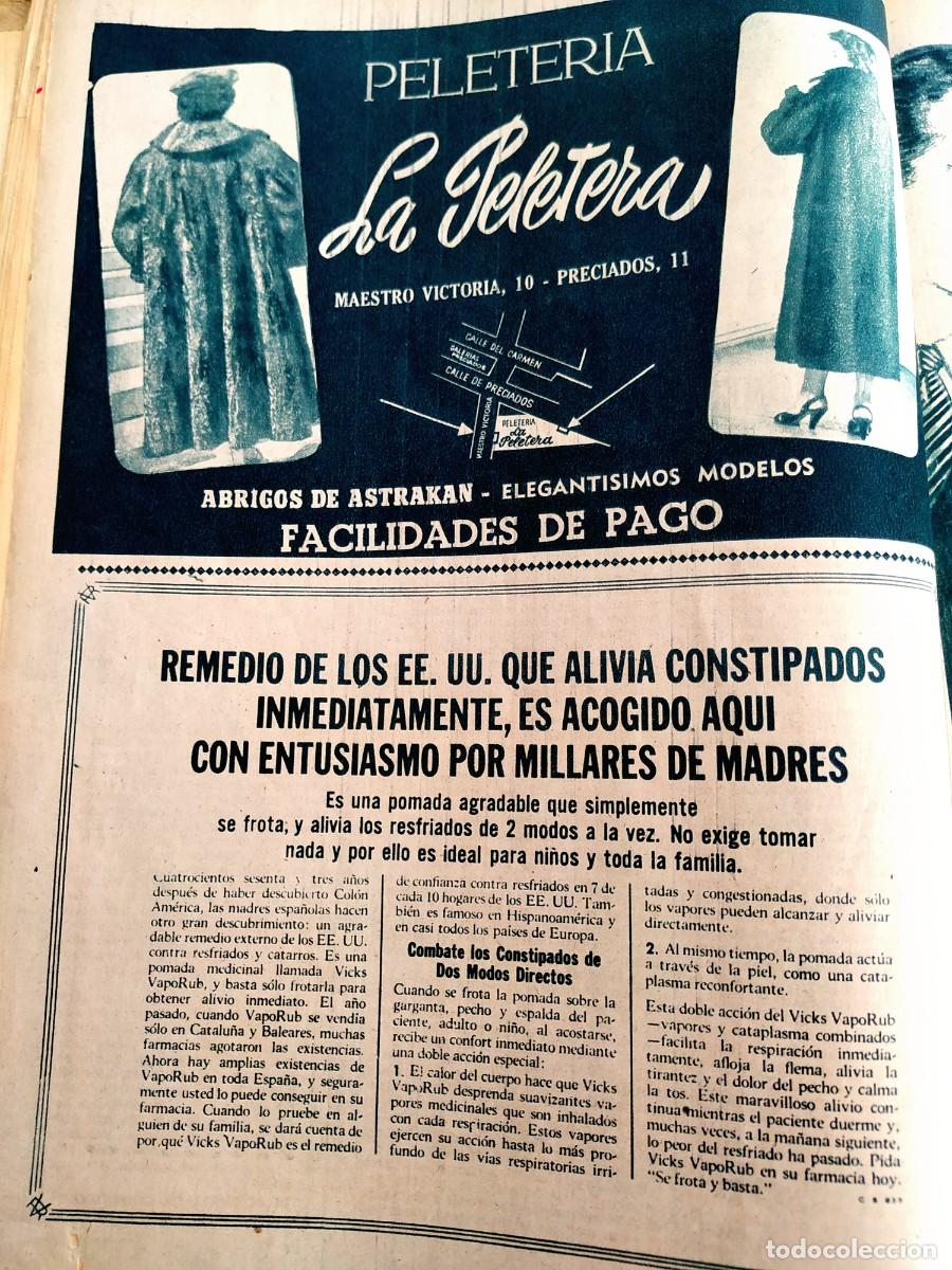 Cat&aacute;logos publicit&aacute;rios: ABC, 1955 - PUBLICIDAD PELETER&Iacute;A LA PELETERA Y REMEDIO ESTADOUNIDENSES CONTRA CONSTIPADOS