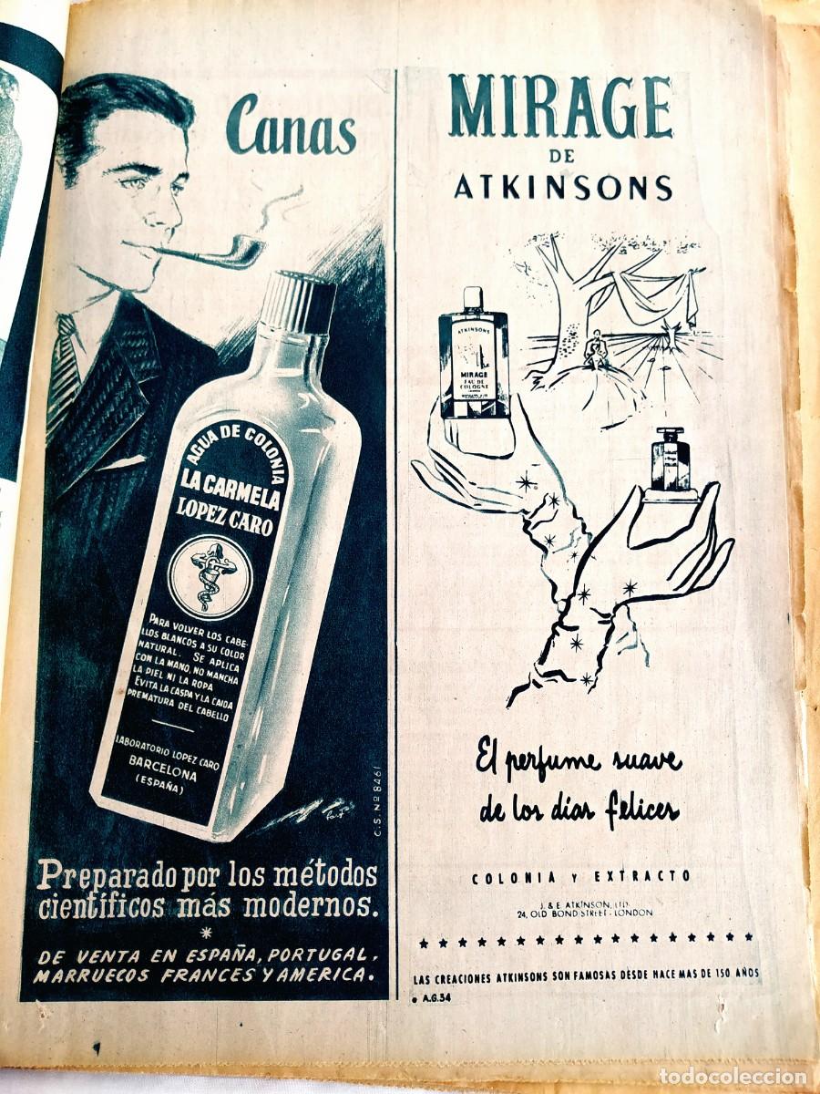 Cat&aacute;logos publicit&aacute;rios: ABC, 1955 - PUBLICIDAD COLONIA CONTRA LAS CANAS, Y MIRAGE, DE ATKINSONS