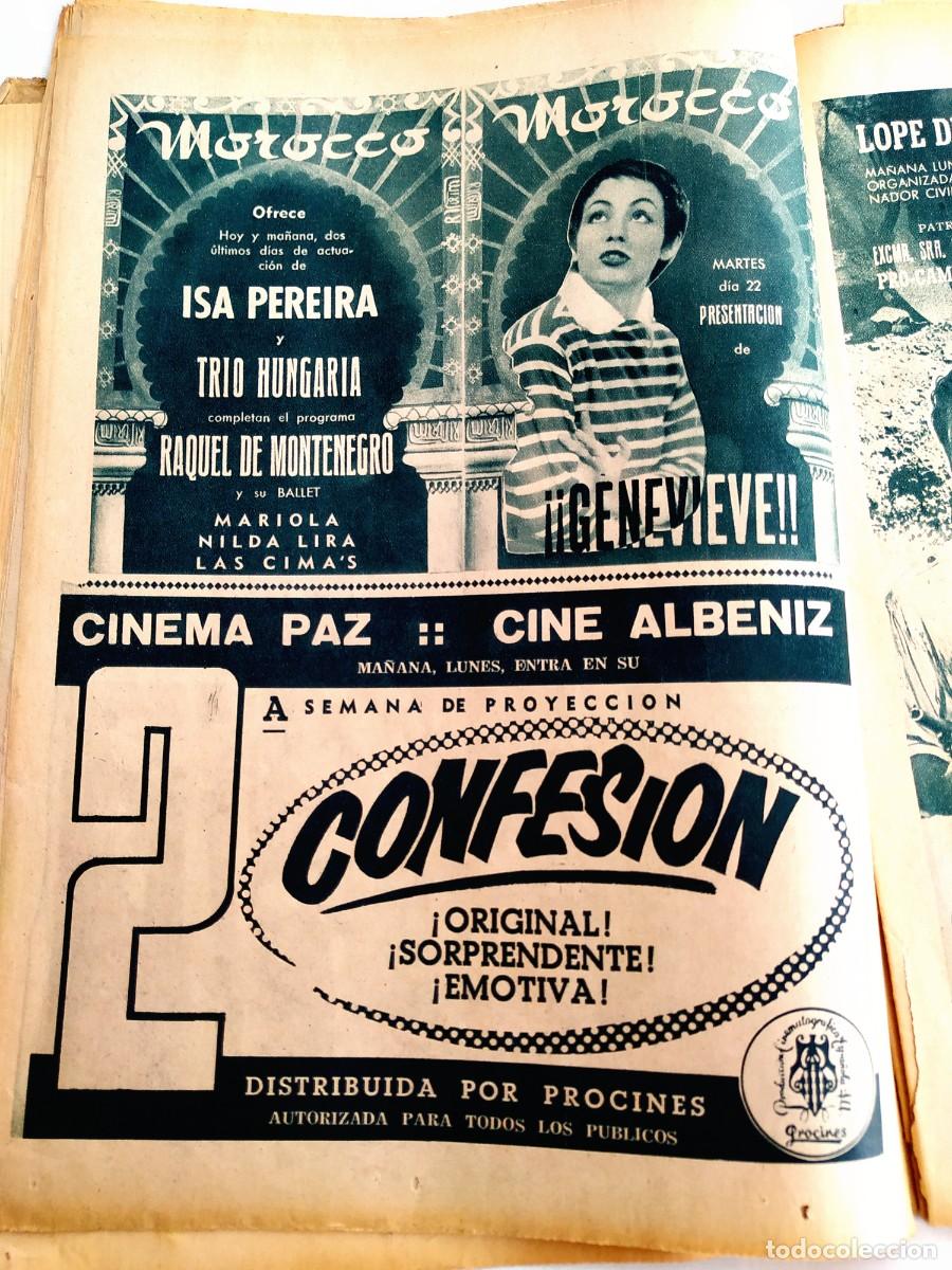 Cat&aacute;logos publicit&aacute;rios: ABC, 1955 - PUBLICIDAD SALA MOROCCO (ISA PEREIRA Y GENEVIEVE) Y CINES PAZ Y ALB&Eacute;NIZ (CONFESI&Oacute;N)
