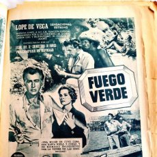 Catálogos publicitarios: ABC, 1955 - PUBLICIDAD PELÍCULAS FUEGO VERDE (GRACE KELLY) Y CITA CON LA MUERTE