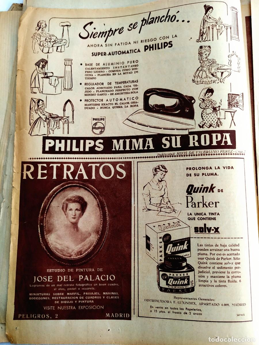 Cat&aacute;logos publicit&aacute;rios: ABC, 1955 - PUBLICIDAD PLANCHA PHILIPS Y TINTA PARKER