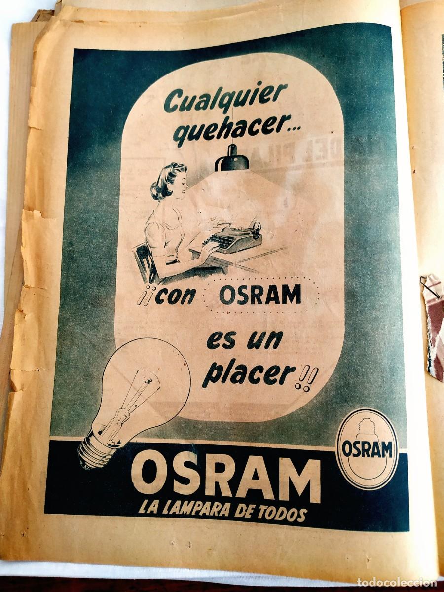 Cat&aacute;logos publicit&aacute;rios: ABC, 1955 - PUBLICIDAD BOMBILLAS OSRAM Y RELOJER&Iacute;A TETU&Aacute;N, MADRID