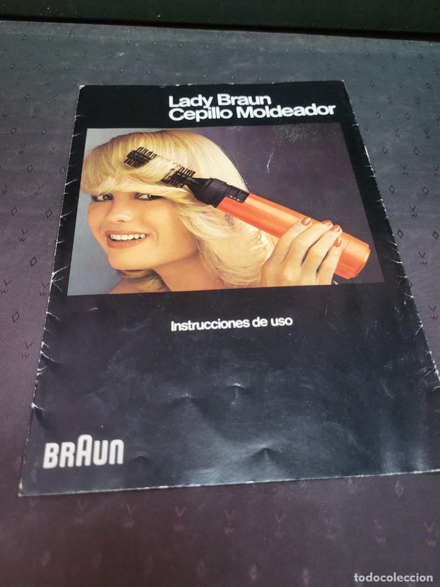Cat&aacute;logos publicit&aacute;rios: CATALOGO LADY BRAUN CEPILLO MOLDEADOR PELUQUERIA VINTAGE PUBLICIDAD BRAUN