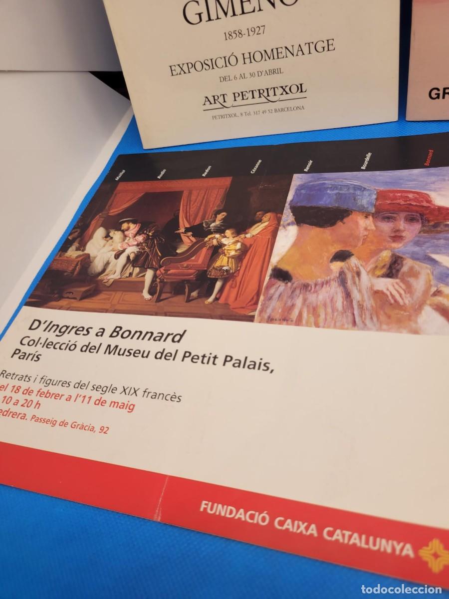 Cat&aacute;logos publicitarios: Lote Folletos Exposiciones y Museo CA1 - Foto 2