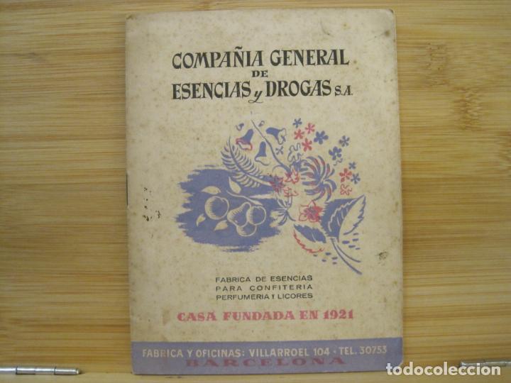 Cataloghi pubblicitari: BARCELONA-COMPA&Ntilde;IA GENERAL DE ESENCIAS Y DROGAS-CATALOGO PUBLICIDAD-VER FOTOS-(K-7673)