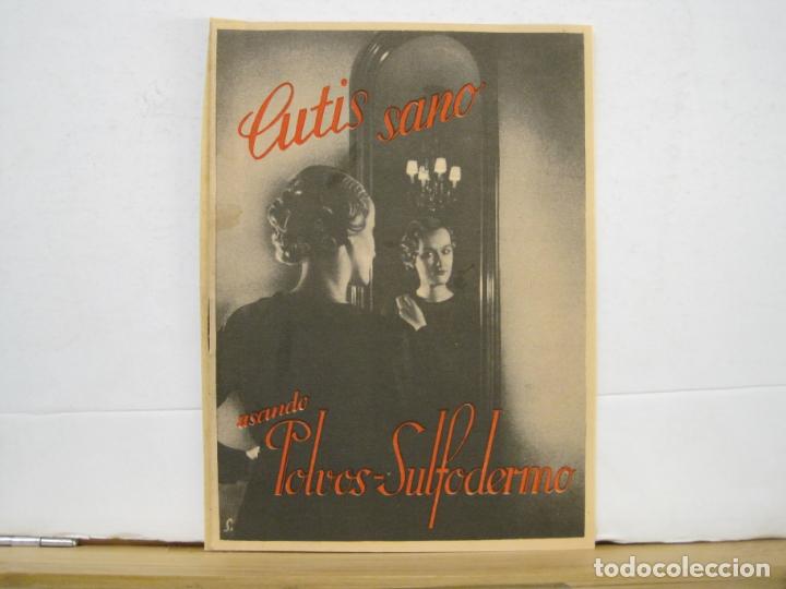 Cataloghi pubblicitari: POLVOS SULFODERMO-CUTIS SANO-CATALOGO PUBLICIDAD-VER FOTOS-(98.035)