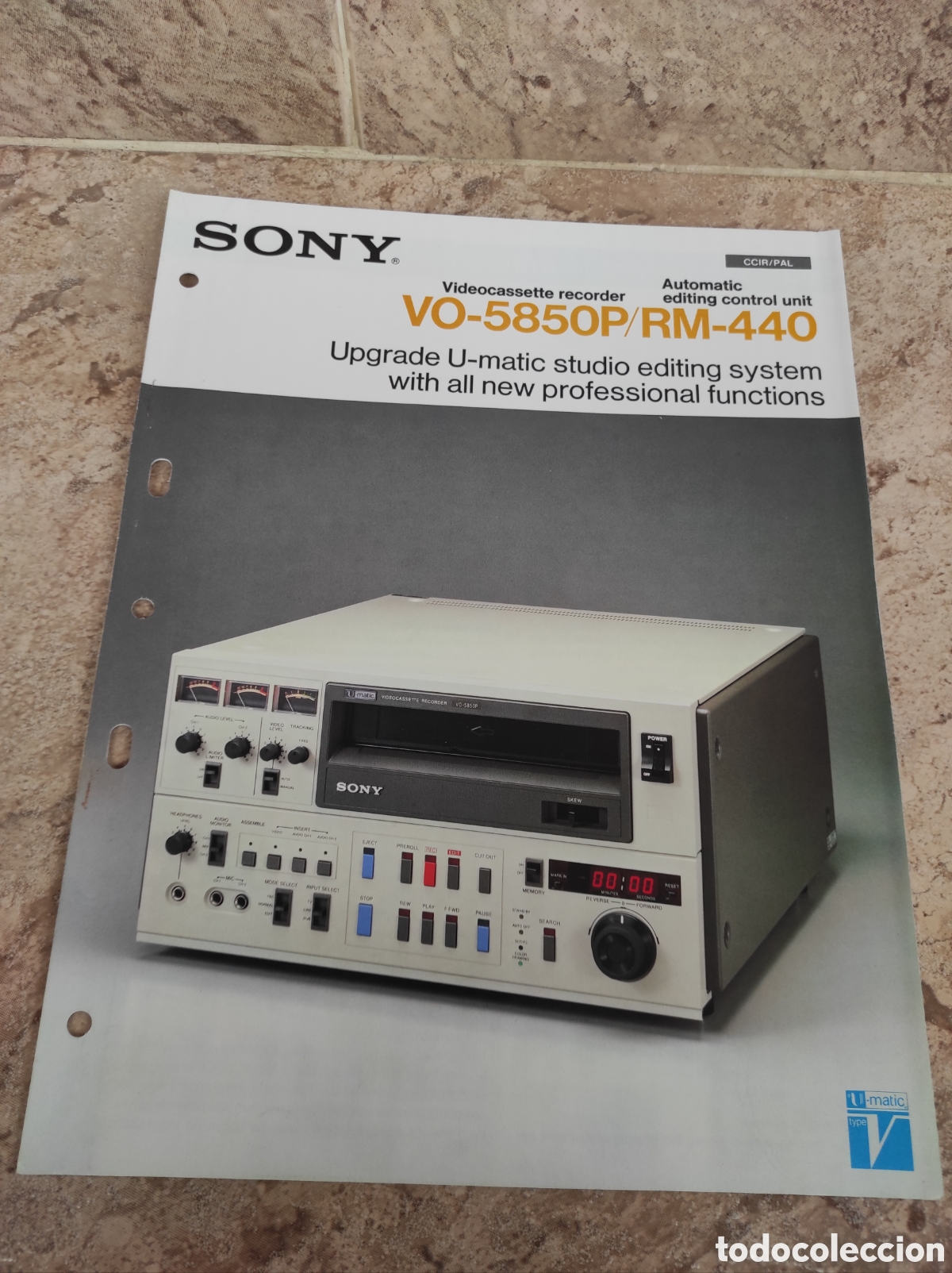 REPRODUCTOR VHS SONY SE640E, BILBOTRUKE