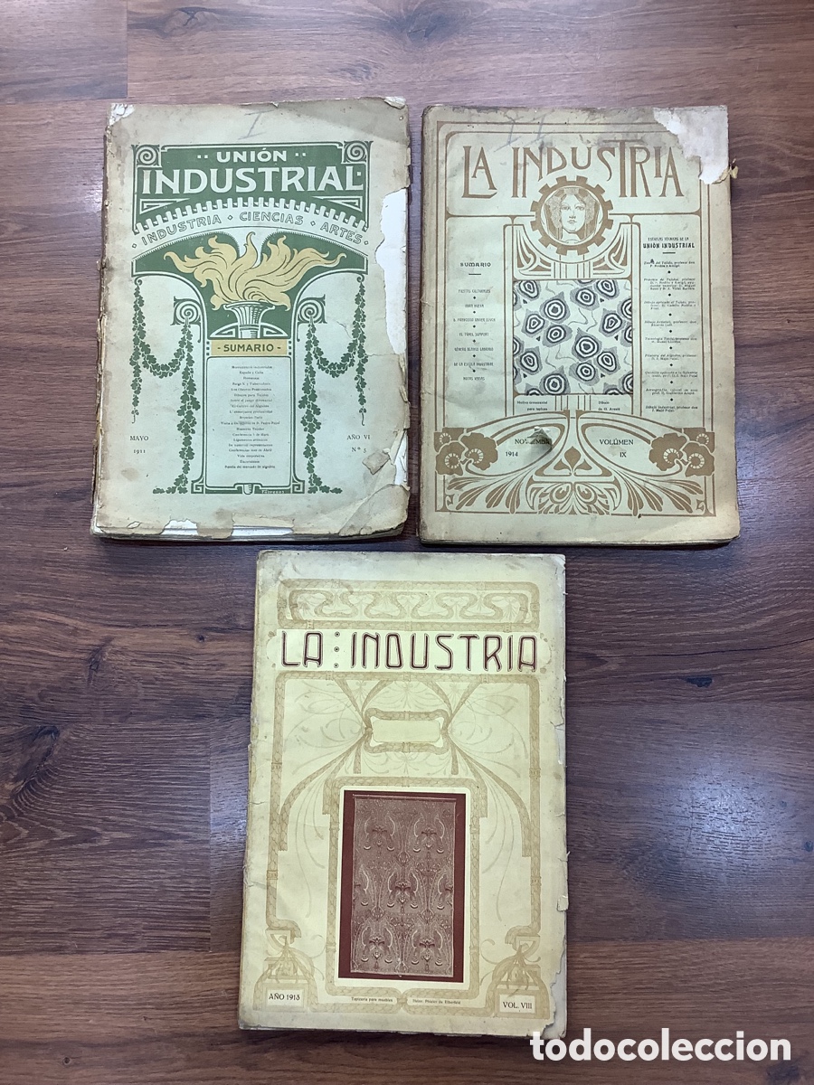 Catalogues publicitaires: CAT&Aacute;LOGOS DE LA INDUSTRIA A&Ntilde;O 1911- 1913- 1914