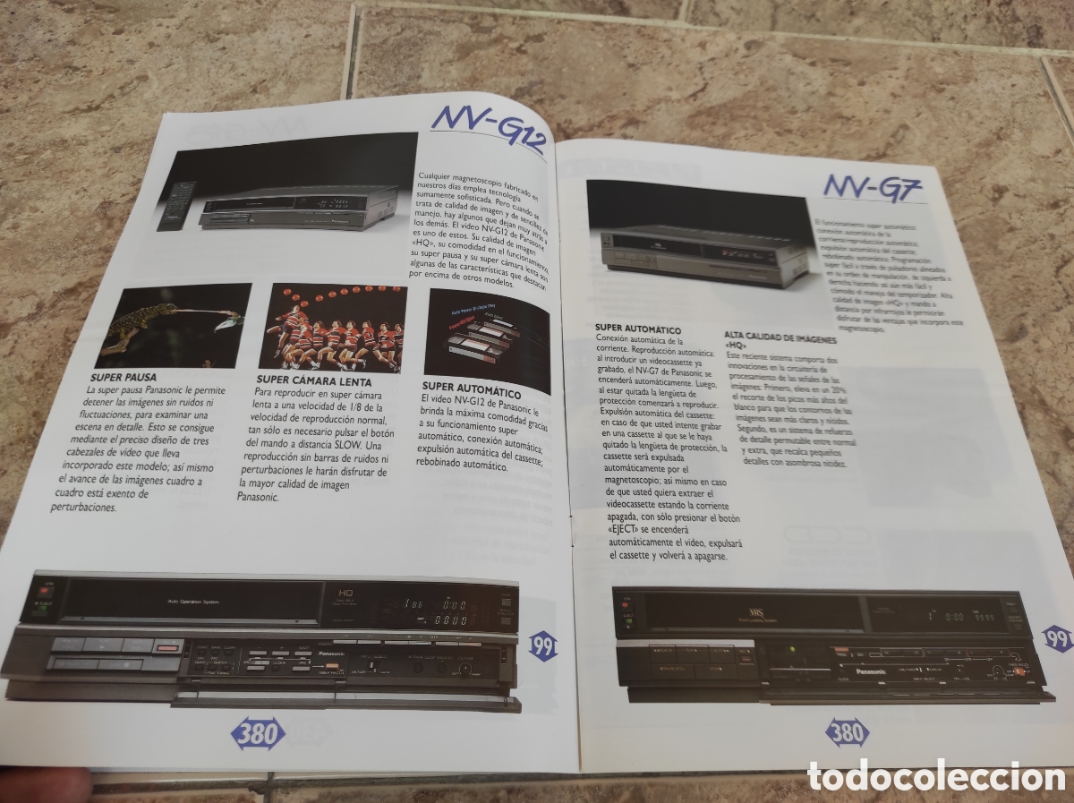 Cat&aacute;logos publicitarios: Antiguo Cat&aacute;logo V&iacute;deo VHS Panasonic - - Foto 4