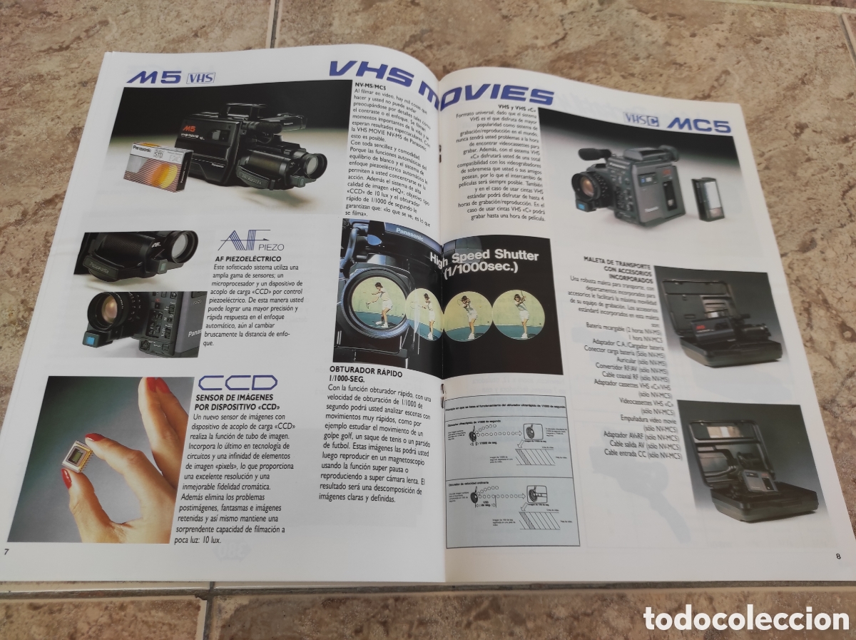 Cat&aacute;logos publicitarios: Antiguo Cat&aacute;logo V&iacute;deo VHS Panasonic - - Foto 5