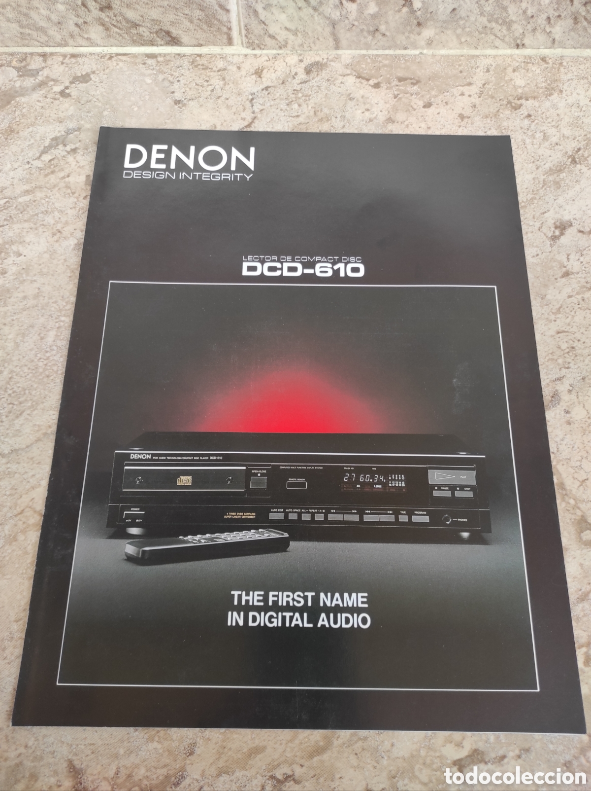 Cat&aacute;logos publicitarios: Antiguo Cat&aacute;logo V&iacute;deo VHS Denon - - Foto 1