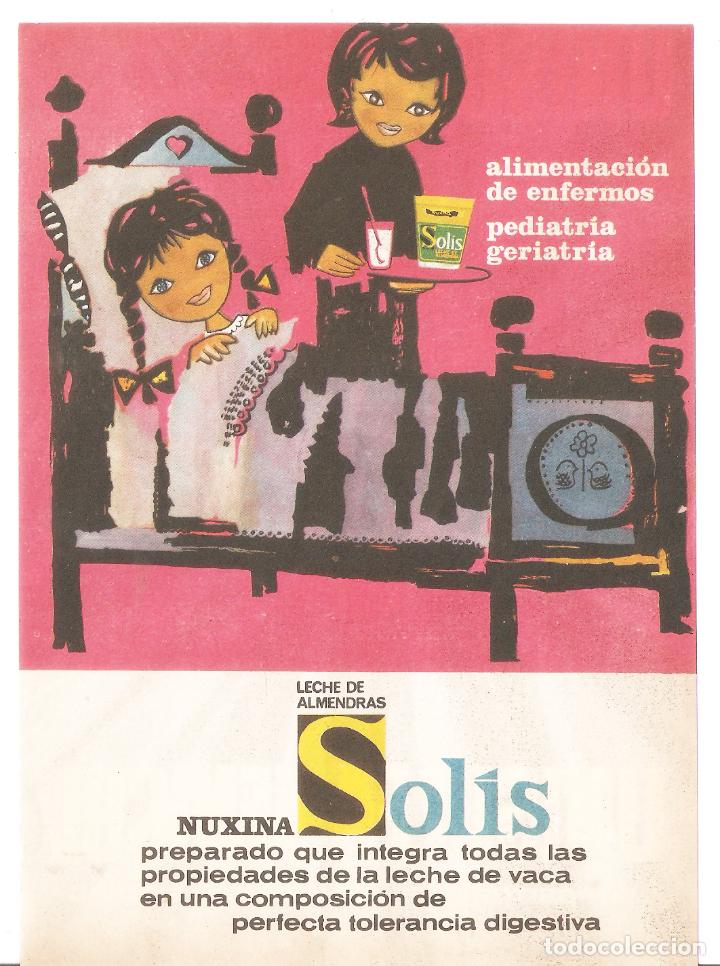 Cataloghi pubblicitari: Hoja publicidad farmacia. Nuxina SOLIS. . A&ntilde;os 50. 12 x 18 cms. Vell i Bell