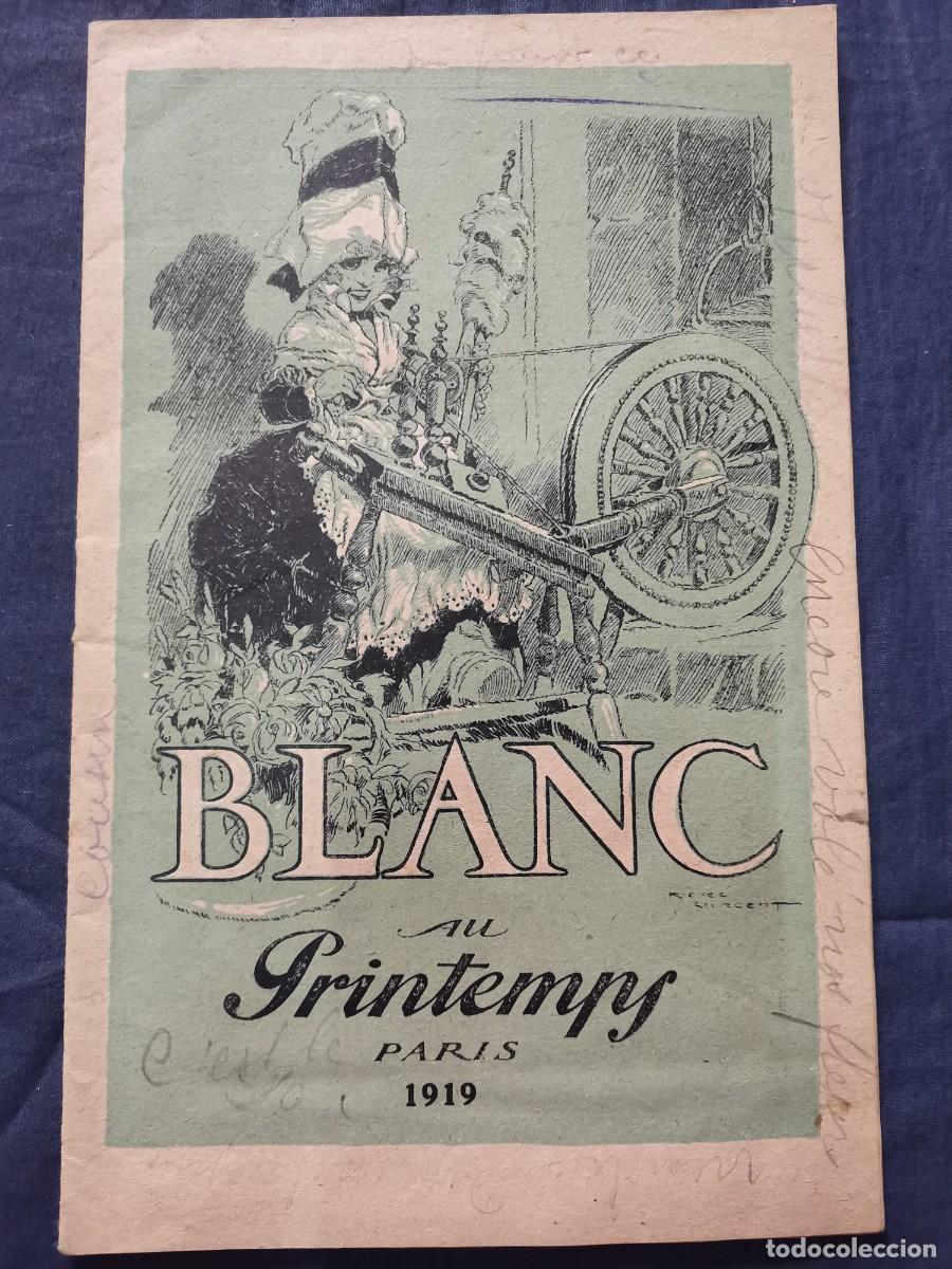 Cat&aacute;logos publicitarios: 1919 CATALOGO MODA PARIS AU PRINTEMPS RARO