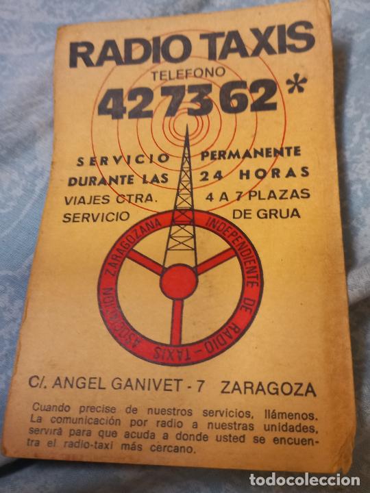 Advertising Catalogs: Publicidad Radio Taxis Zaragoza