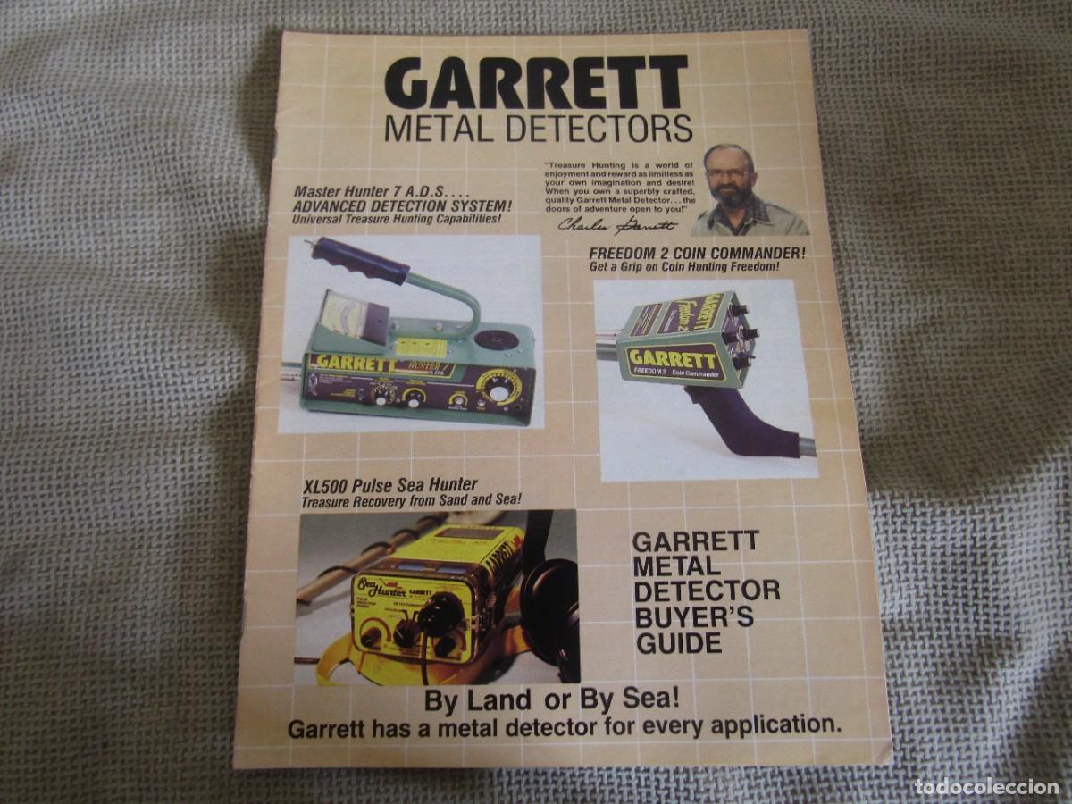 Cat&aacute;logos publicitarios: Cat&aacute;logo Publicidade Detectores de Metales Garrett Metal Detectors