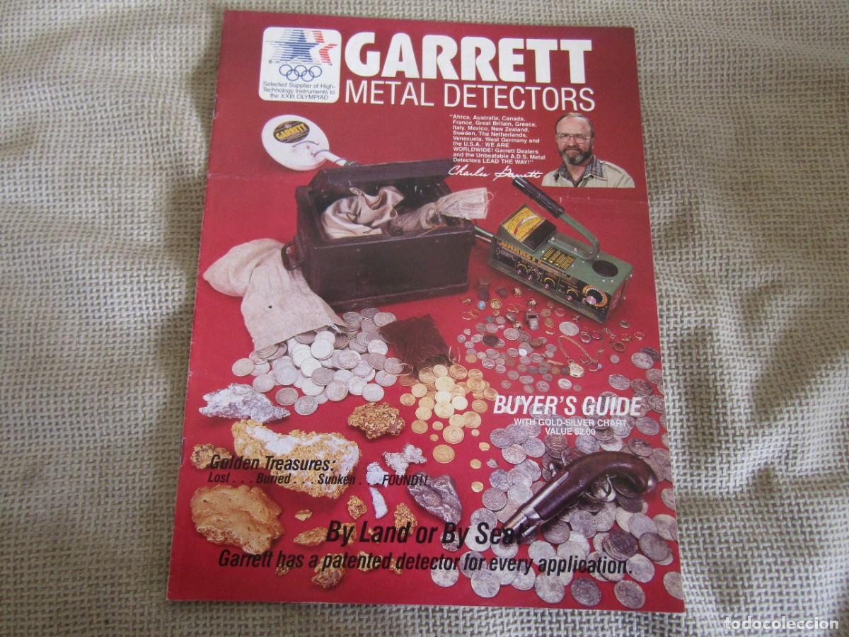 Cat&aacute;logos publicitarios: Cat&aacute;logo Publicidade Detectores de Metales Garrett Metal Detectors
