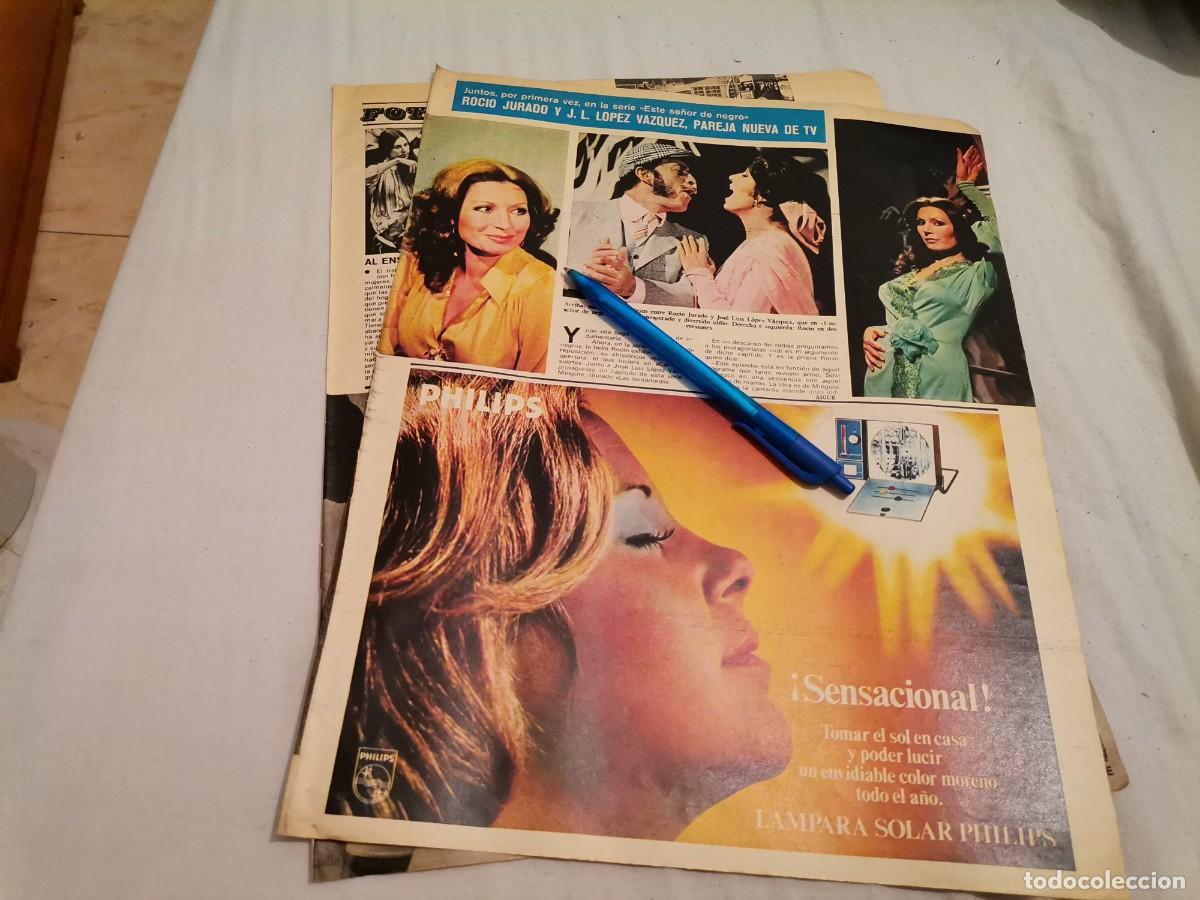 Cat&aacute;logos publicitarios: ROC&Iacute;O JURADO, L&Oacute;PEZ V&Aacute;ZQUEZ 2 PAG. REVERSO BELCOR PANTY FAJA LENCER&Iacute;A ROPA INTERIOR REVISTA 1975