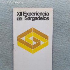Catalogues publicitaires: XII EXPERIENCIA DE SARGADELOS. AÑO 1983.. Lote 373655754