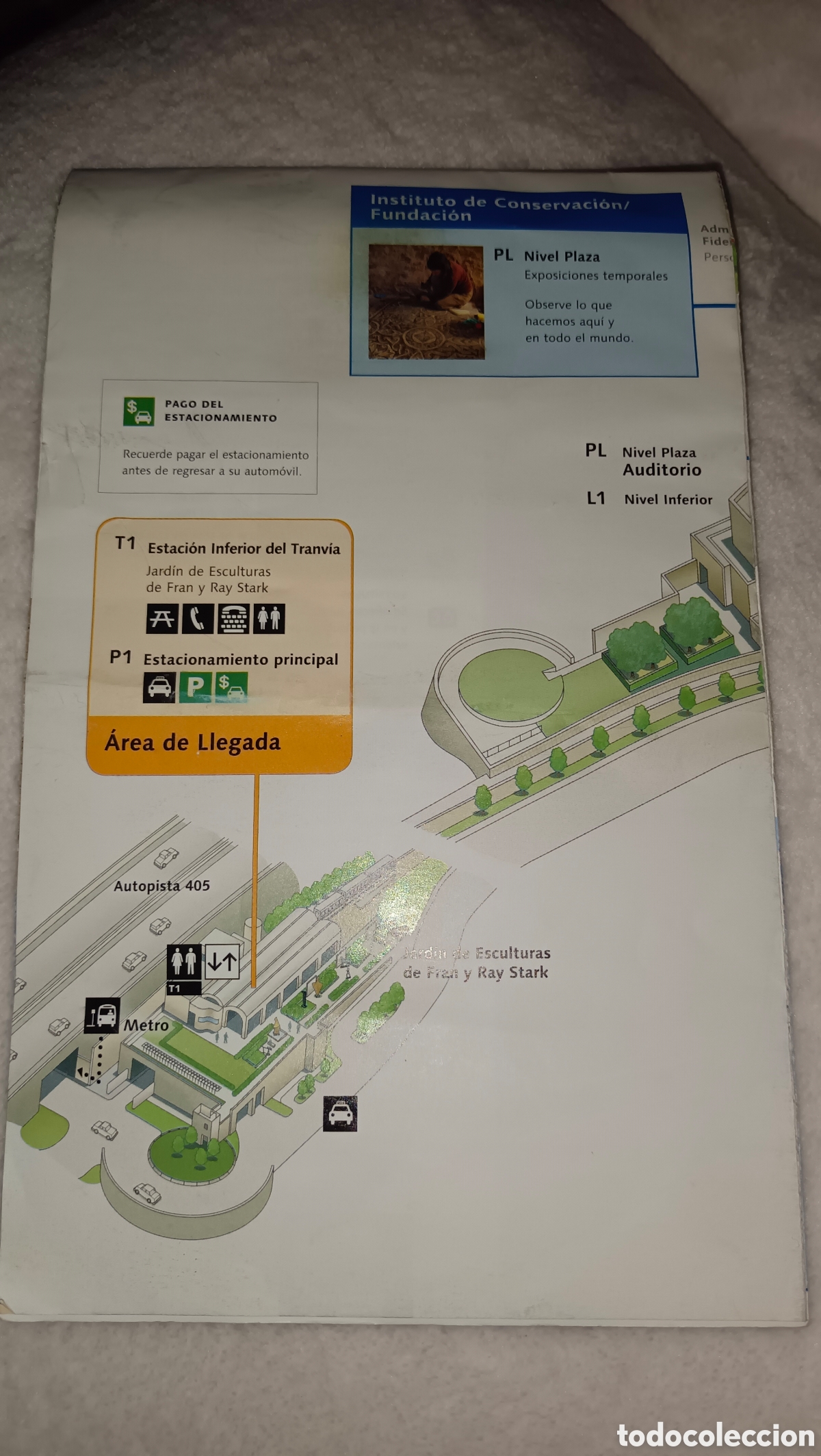 Cat&aacute;logos publicitarios: Mapa y gu&iacute;a del centro Getty - Foto 2