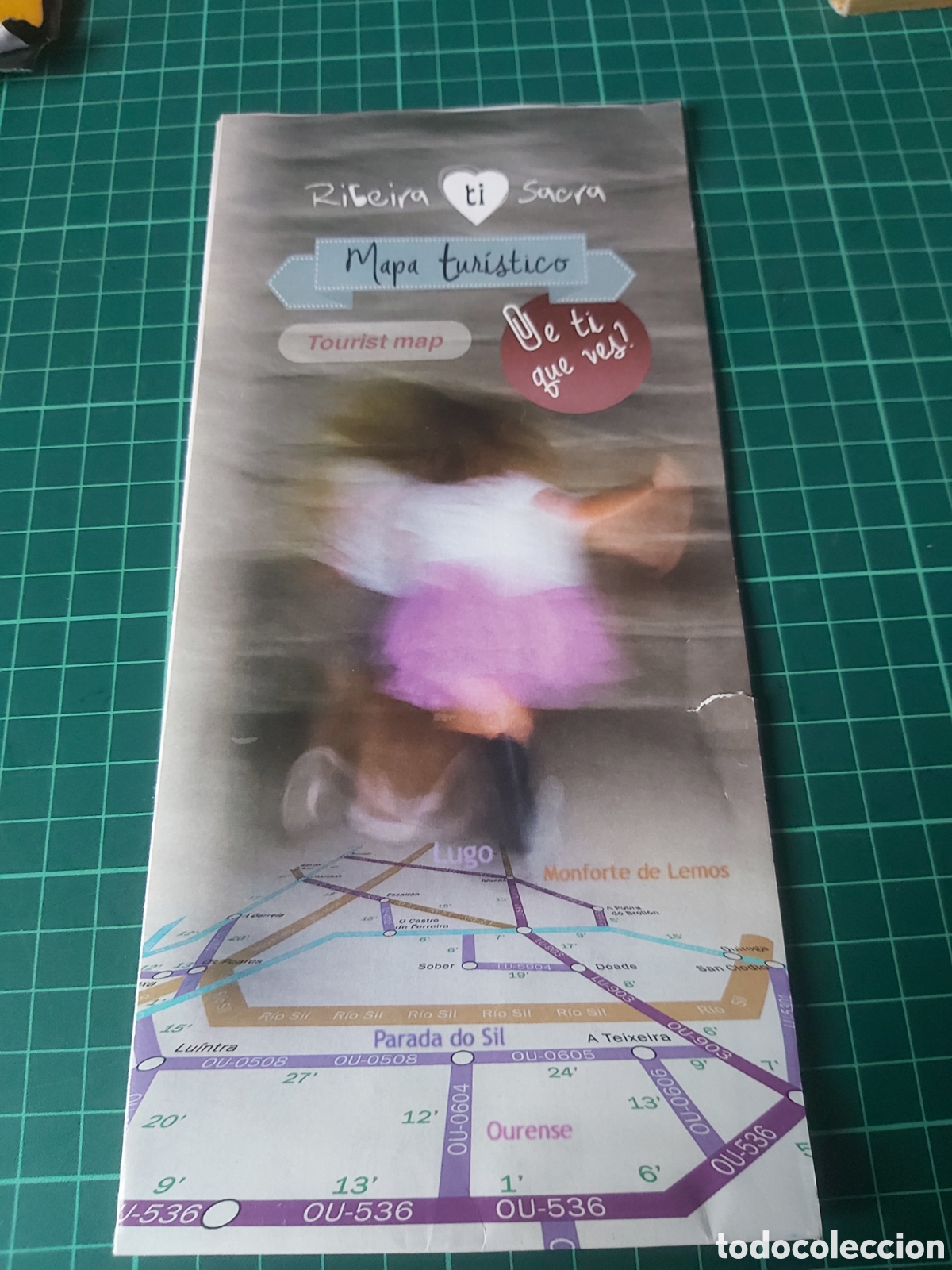 Werbekataloge: Cat&aacute;logo publicidad Ribera sacra mapa tur&iacute;stico Lugo