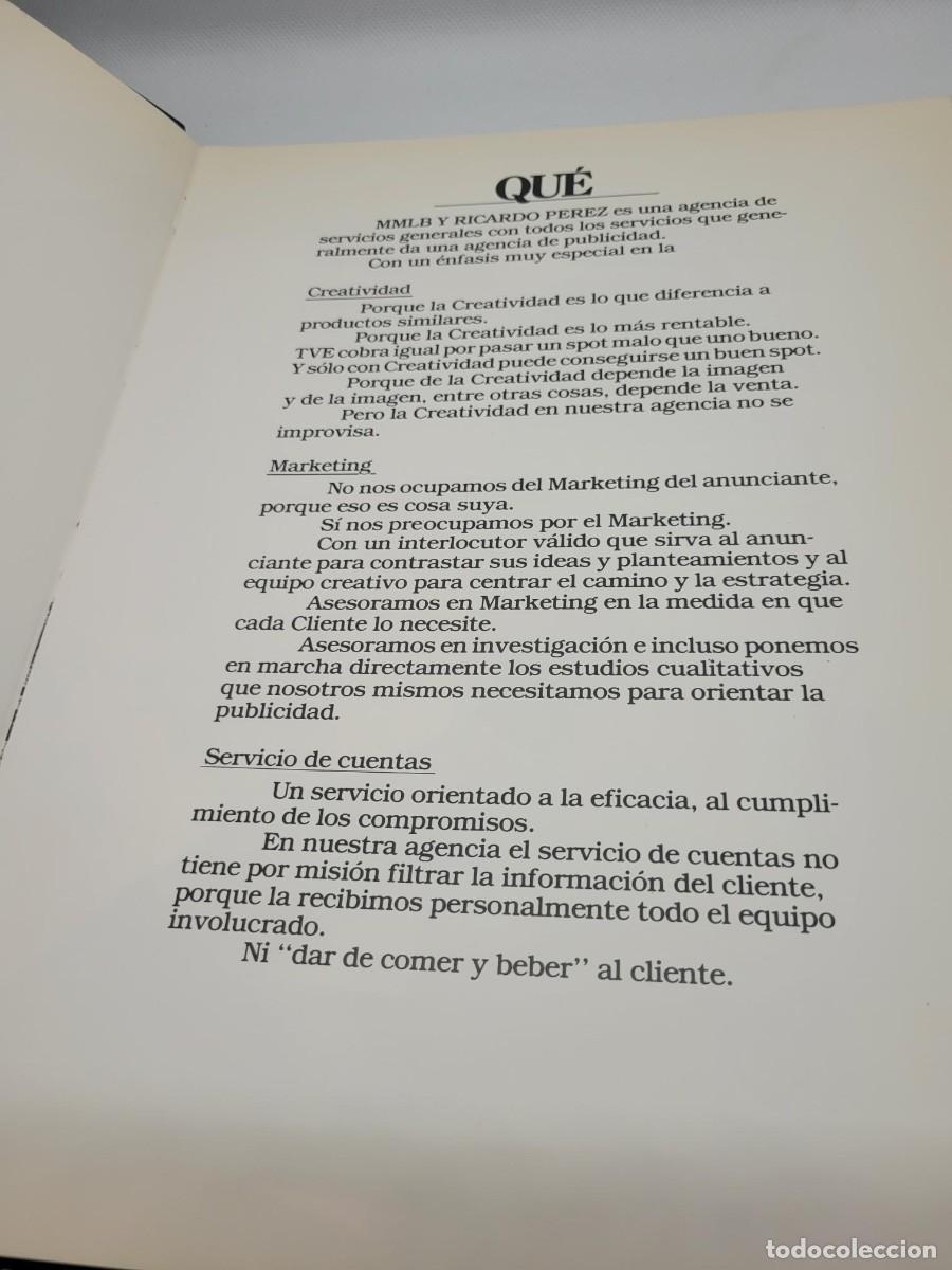 Cat&aacute;logos publicitarios: Libro de Creatividad Ricardo P&eacute;rez MMLB - Foto 11