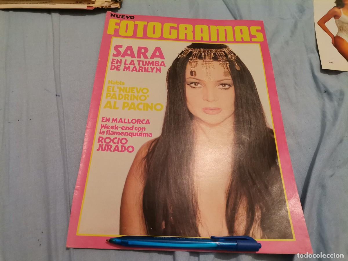 Cat&aacute;logos publicitarios: SARA MONTIEL SOLO PORTADA FOTOGRAMAS RECORTE REVISTA 1972