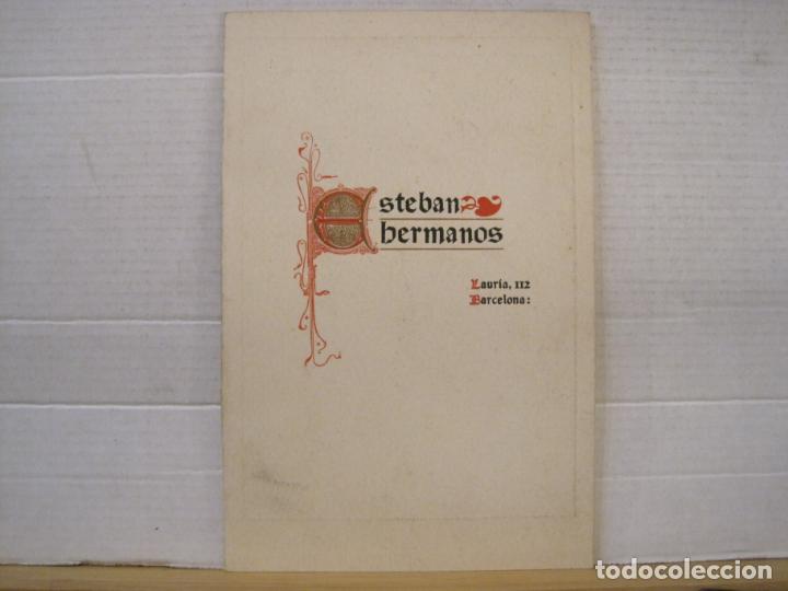 Cat&aacute;logos publicit&aacute;rios: BARCELONA-ESTEBAN Y HERMANOS-PA&Ntilde;UELOS-A&Ntilde;O 1917-CATALOGO PUBLICIDAD-VER FOTOS-(K-8144)
