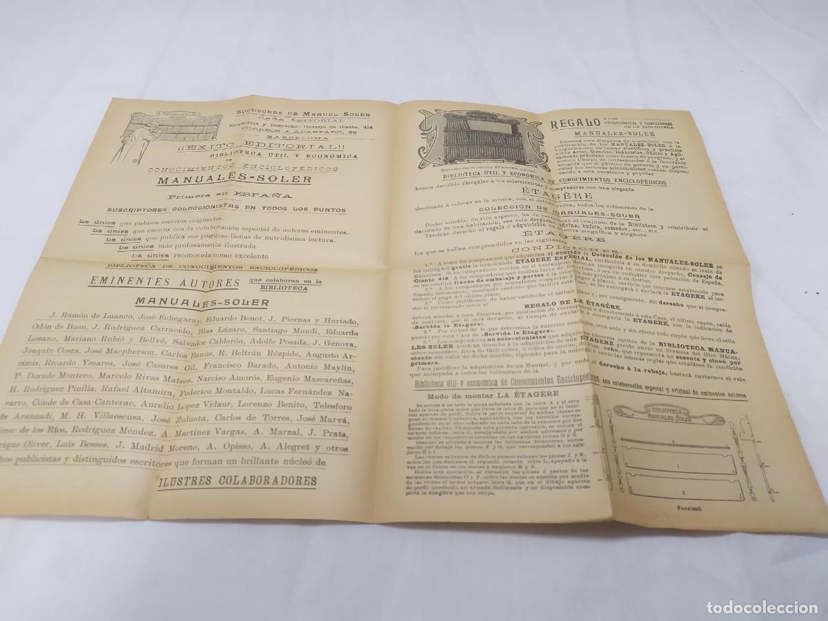 Advertising Catalogs: Catalogo de manuales Soler. Principios del siglo XX