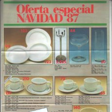 Catálogos publicitarios: GALERIAS PRECIADOS - ESPECIAL NAVIDAD 1987 - CATALOGO PUBLICITARIO Y HOJA DE PEDIDO. Lote 382009259