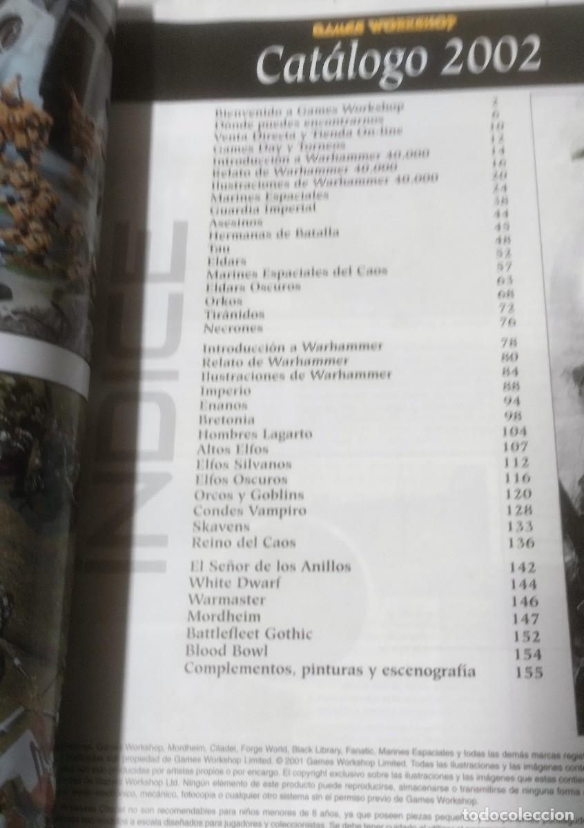 Cat&aacute;logos publicitarios: Games workshop, cat&aacute;logo 2002, 160 pp. - Foto 3