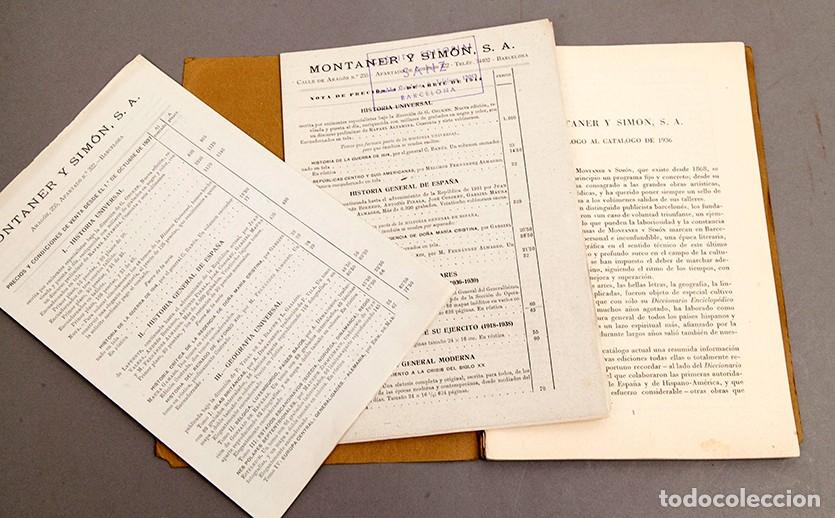 Cat&aacute;logos publicitarios: CATALOGO MONTANER Y SIMON - 1929 - Foto 3