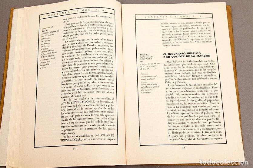 Cat&aacute;logos publicitarios: CATALOGO MONTANER Y SIMON - 1929 - Foto 5