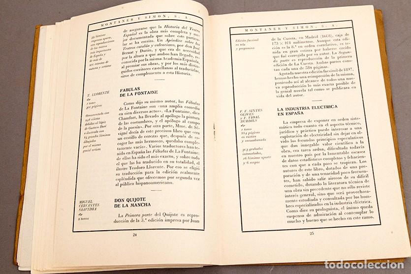 Cat&aacute;logos publicitarios: CATALOGO MONTANER Y SIMON - 1929 - Foto 6