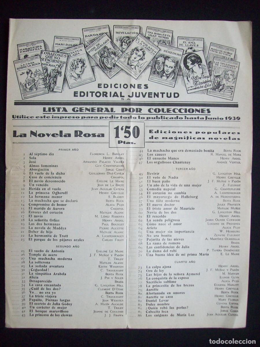 Cat&aacute;logos publicitarios: EDICIONES EDITORIAL JUVENTUD. CATALOGO. 1929 - 1930.