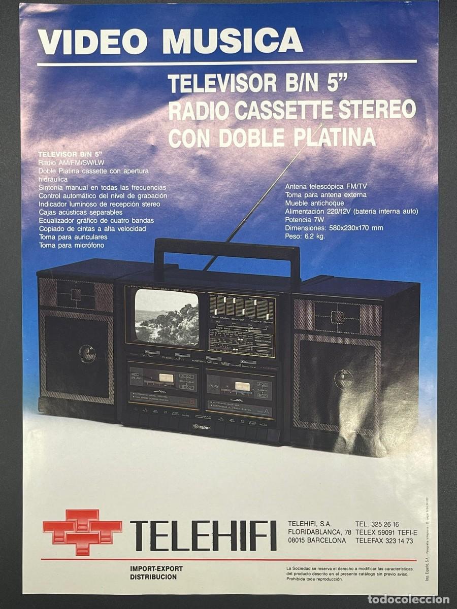 Werbekataloge: CATALOGO TELE HIFI VIDEO MUSICA TELEVISOR B/N 5&rdquo;