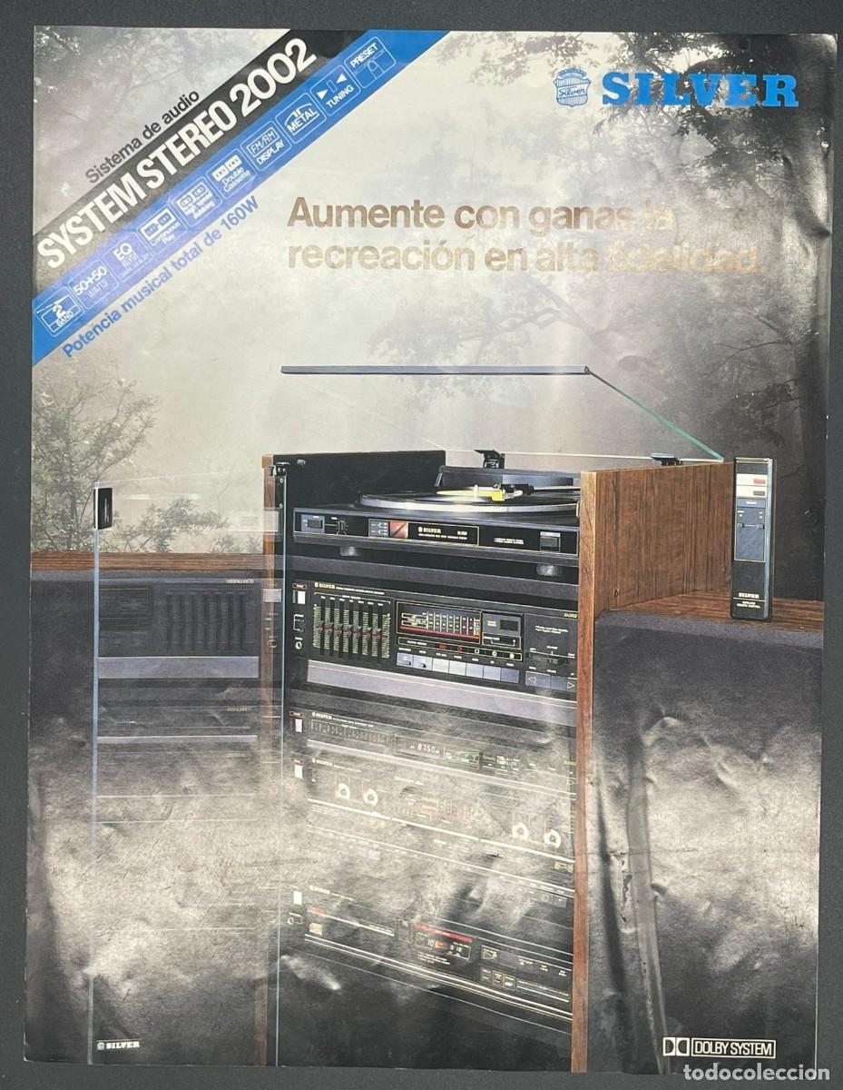 Werbekataloge: CATALOGO SILVER SISTEMA DE AUDIO SYSTEM STEREO 2002