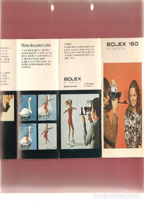 Cat&aacute;logos publicit&aacute;rios: PUBLICIDAD CAMARA FOTOGRAFICA BOLEX 160