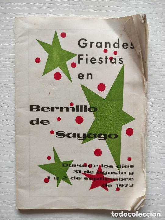 Cat&aacute;logos publicitarios: Grandes Fiestas en Bermillo de Sayago - 1973 - 43p - 20x14