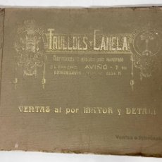 Catálogos publicitarios: CATALOGO TRULLOLS Y CANELA (FABRICANTES DE APARATOS PARA ALUMBRADO) - BARCELONA. Lote 387548864