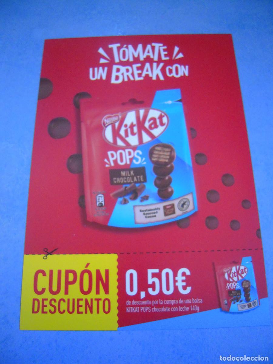 Cat&aacute;logos publicitarios: Folleto KitKat Pops chocolate con leche - Foto 1