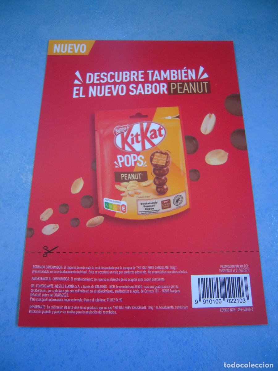 Cat&aacute;logos publicitarios: Folleto KitKat Pops chocolate con leche - Foto 2