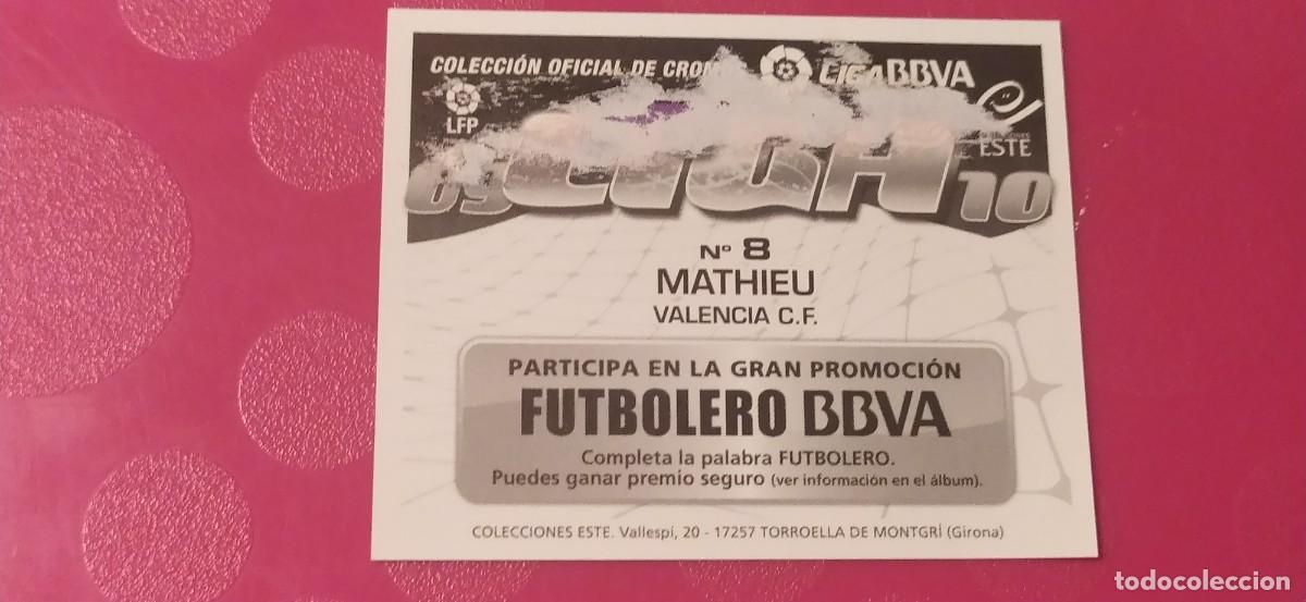 Cat&aacute;logos publicitarios: 8 MATHIEU VALENCIA ESTE 09 10 2009 2010 - Foto 2