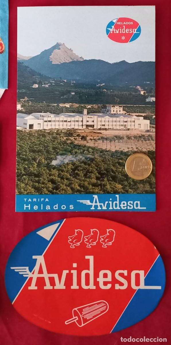 Cat&aacute;logos publicit&aacute;rios: HELADOS AVIDESA ,TARIFA DE PRECIOS A&Ntilde;O 79 Y PUBLICIDAD - ALCIRA , VALENCIA