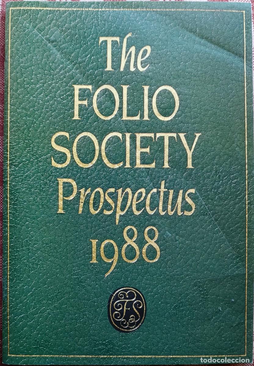 Cat&aacute;logos publicit&aacute;rios: The Folio Society - Prospectus 1988